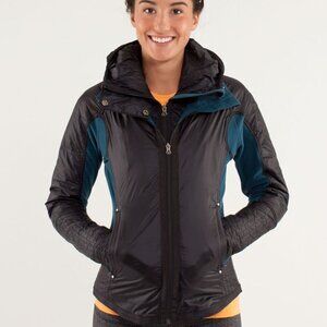 Run: Bundle Up Jacket- Warm Running Jacket- Fleece/ Goose Down- Size 6